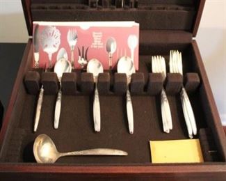 STERLING FLATWARE SERVICE FOR 4