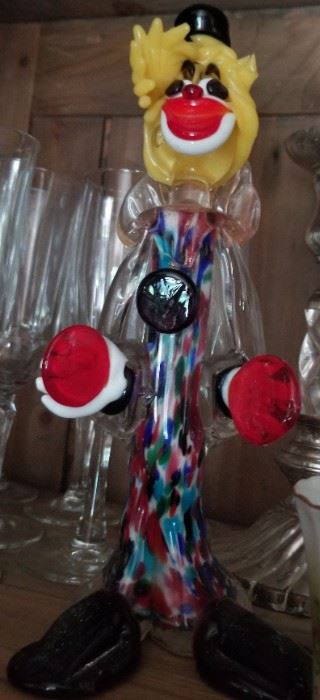 Another Murano Glass clown