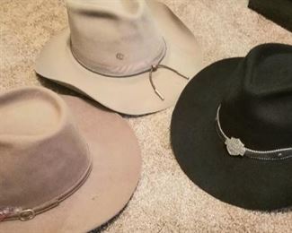 Harley Davidson, Paul Harris and Charlie Horse Cowboy hats