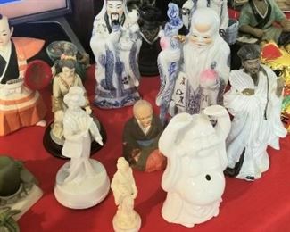 Collection of Chinese figurines