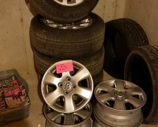 BMW and VW rims and tires