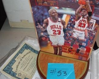 Michael Jordan sports display Game plaque    20