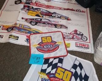 Hot road assoc Poster and Flag LOT   15