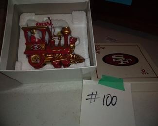 49er's christmas ornament  10