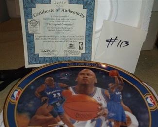 Michael Jordan Plate  Legend Blue 10