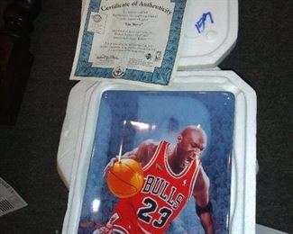 Michael Jordan Bulls Plate square 10