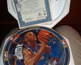 Michael Jordan Plate Blue - 10