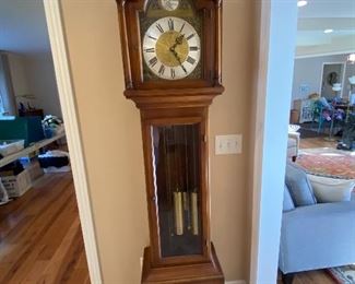 $325.00 Colonial style clock with 1/4 hour Westminster chimes