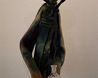 Detail of Raku figure