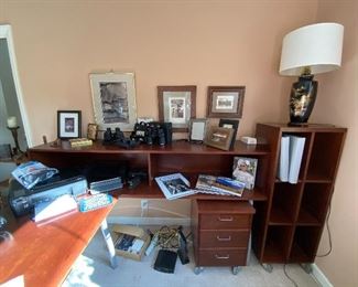 L-Shaped desk, files, more!