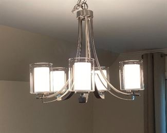 $145.00 Modern light fixture for sale.  House being remodeled by new owners....