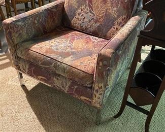 Patterned upholstery chair $75.00