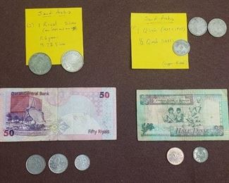 Coins/Currency of Saudi Arabia, Qatar and Kuwait