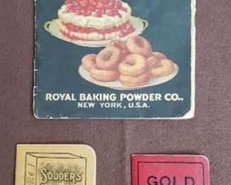 Antique Pamphlet Cookbook (couple pages from center missing) and 2 Pocket Notepad