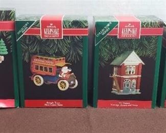 Hallmark Keepsake Ornaments ~ 4 Different Christmas Themed Ornaments