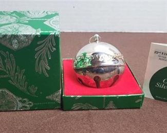 1992 Wallace Sliversmiths Annual Christmas Silverplated Bell