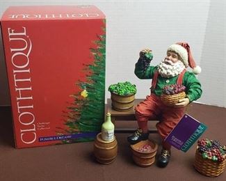 Clothtique Santa ~ Possible Dreams ~ 15095 Santa's Vineyard
