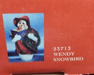 Clothtique Snowfolk ~ Possible Dreams ~ 23713 Wendy Snowbird