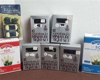 8 Packages of Mini Lights