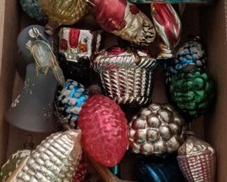 Assorted Vintage Christmas Ornaments 
