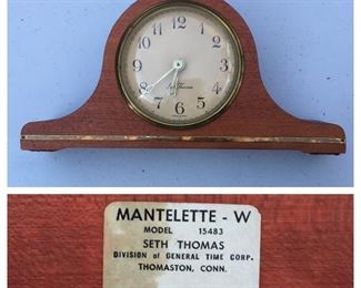 Seth Thomas Mantelette Clock - Model 15483