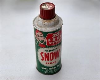 Vintage Spray on Snow with Howdy Doody Advertisement