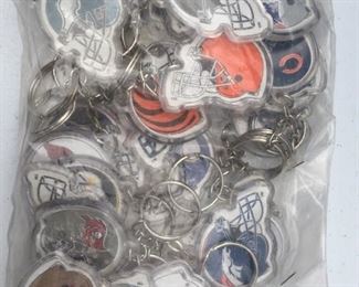 NFL Football Helmets Key Chains