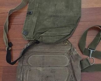 US Army Gas Mask Canvas Bags
