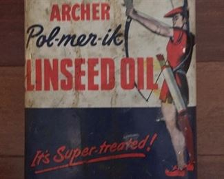Archer Linseed Oil Tin