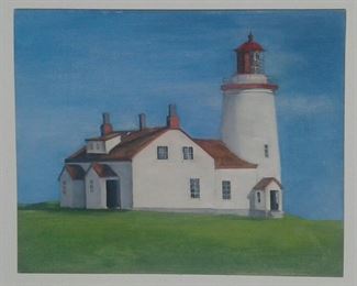 Lighthouse Art by Karen Lathem