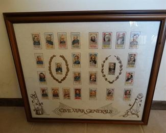 Civil War Generals Tobacco Cards