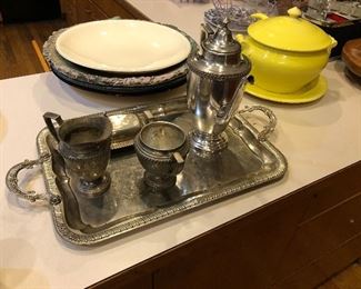 Silver Serving Dishes 