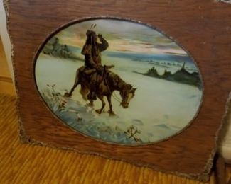 Wonderful frame and art work.