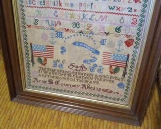 Framed sampler