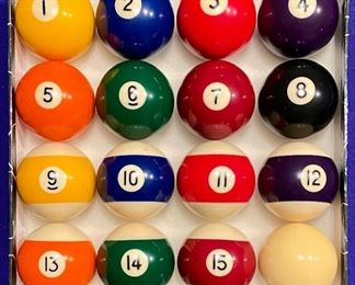 Billiard balls.