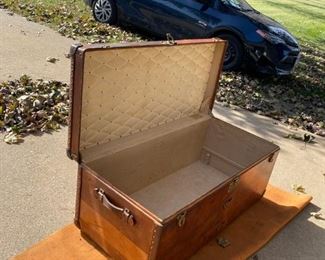 Louis Vuitton trunk circa 1932.  In very good condition. Beautiful piece. 
