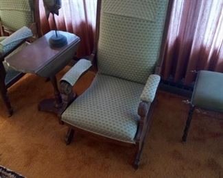 Chair matching the loveseat.