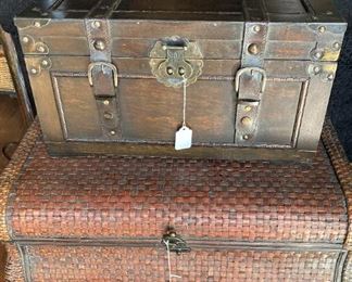 Two of several chests