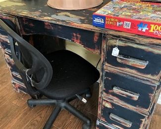 Small rustic desk