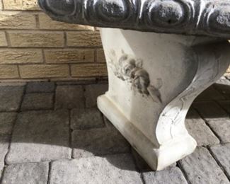 Concrete bench