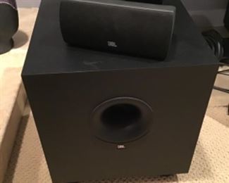 JBL speakers and subwoofer