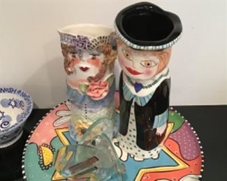 Colorful pottery