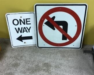Steel signs