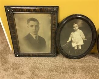 Antique family portraits