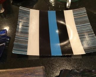 Art glass platter