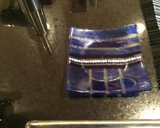 Art glass plate