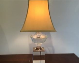 Restoration Hardware lamp with dimming feature