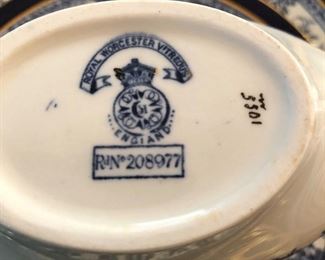 Royal Worcester Antique China Set