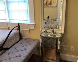 mirrored night stand.  We have three of theses