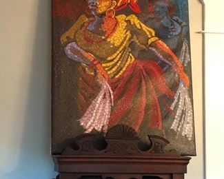 original acrylic painting by Bola Mudashiru